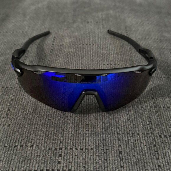 Oakley Radar EV PRIZM Polarized Sapphire Iridium OO9208 Black Frame - Picture 4 of 13